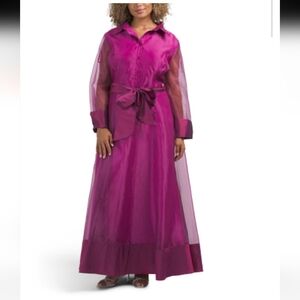 Elegant Purple Maxi Dress